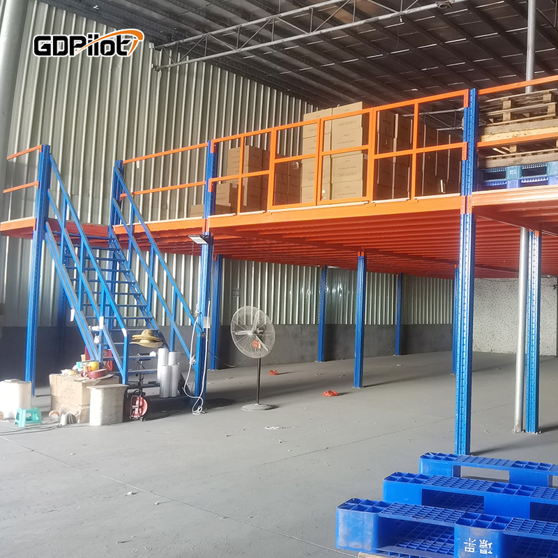 Custom Industrial Mezzanine Storage Racks | Warehouse Vertical Space Saving Solution