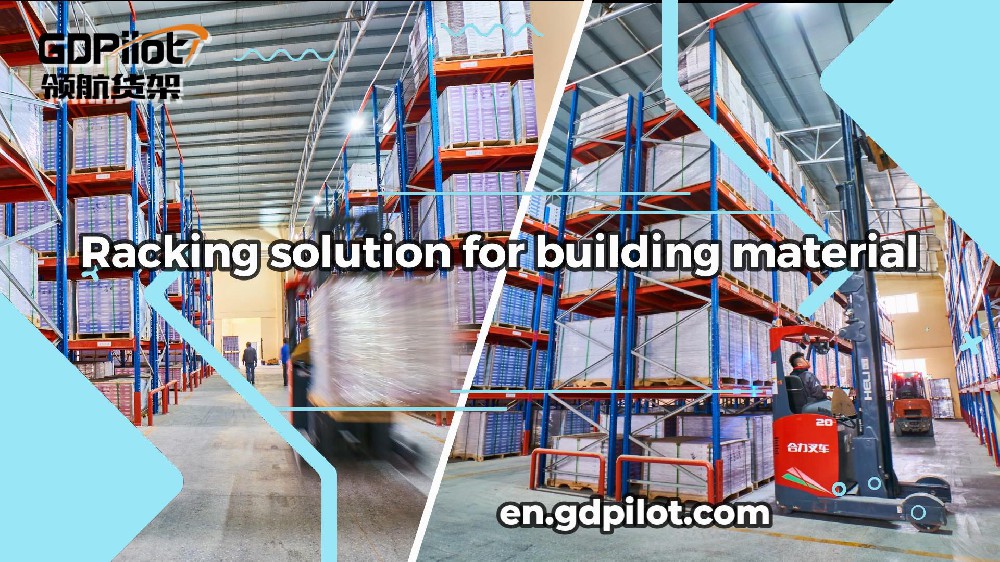 Racking solution for building material